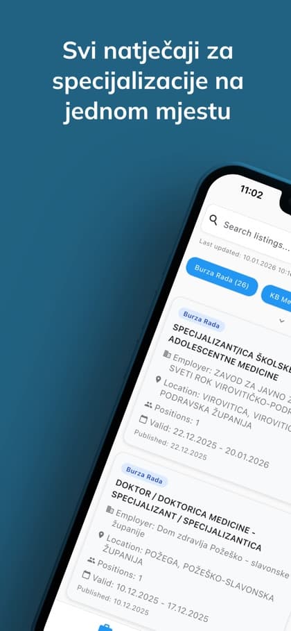 Every specialisation tender in one place in the Specko app